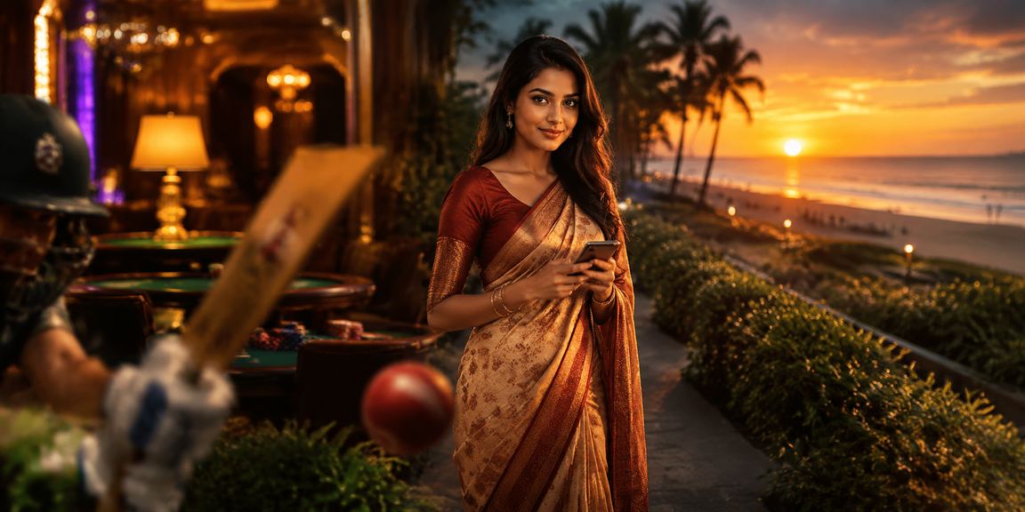 কক্সবাজারে চা বাগানের পাশে ক্রিকেট বেটিং উপভোগ করছেন একজন বেটার
