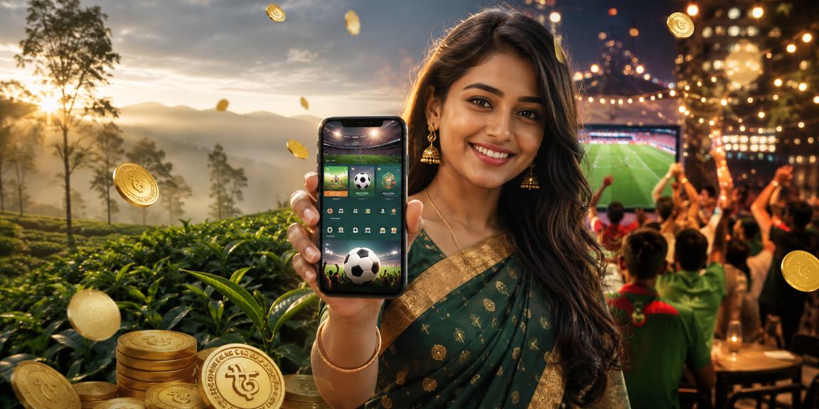 সিলেটে ফুটবল বেটিং উপভোগ করছেন একজন তরুণ বেটার